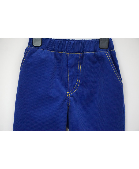 Kids Corduroy Trousers Unisex Blue Toddler 2-3 years Christmas Gift 